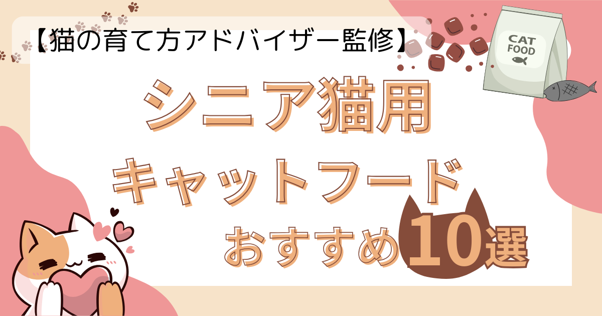【猫の育て方アドバイザー監修】シニア猫におすすめのキャットフード10選！